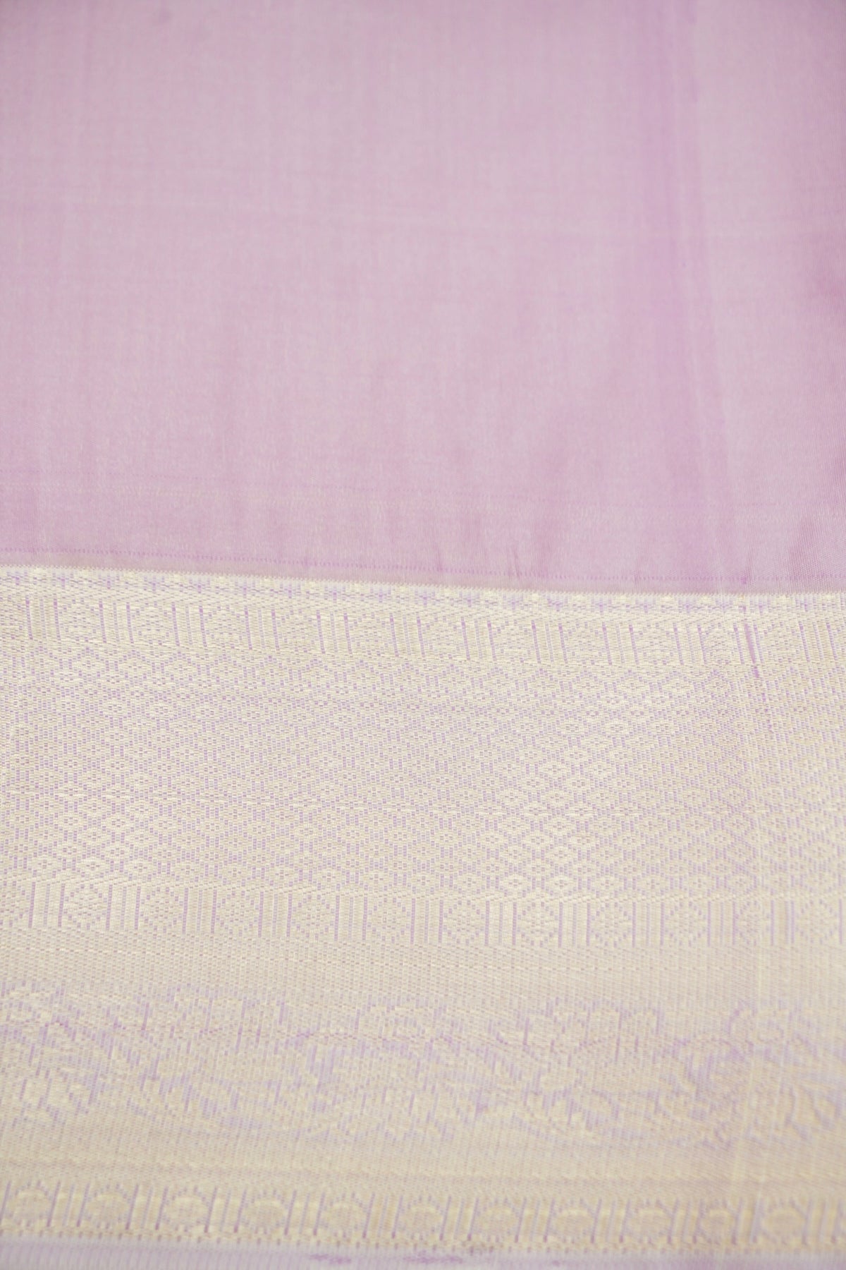 Devyani - Peacock Teal Vintage Style Kanjivaram Silk Saree with Lavender Korvai Border