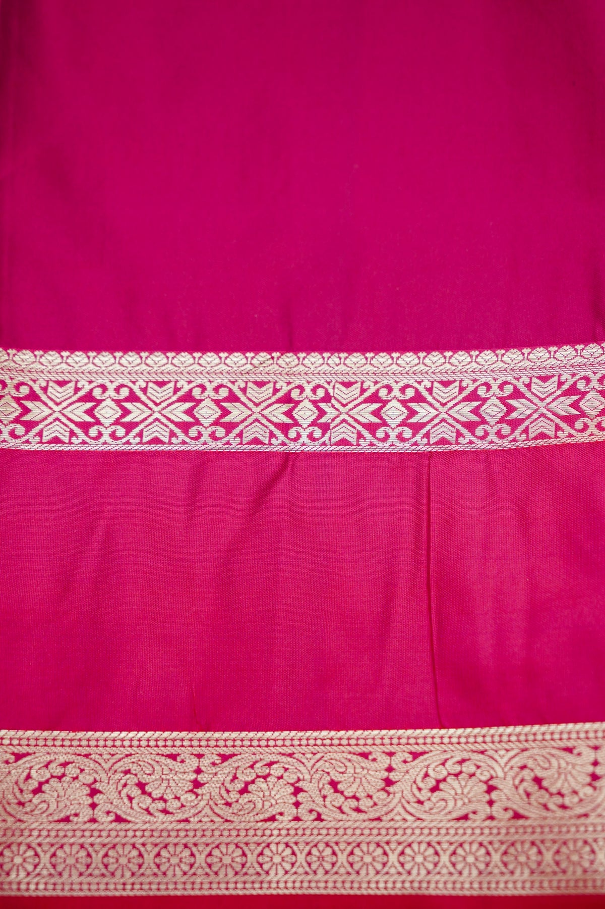 Devyani - Copper Orange Kanjivaram Silk Saree with Pink Korvai Border