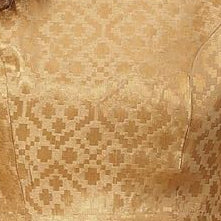 Gold Brocade Blouse – Elbow Length Sleeves