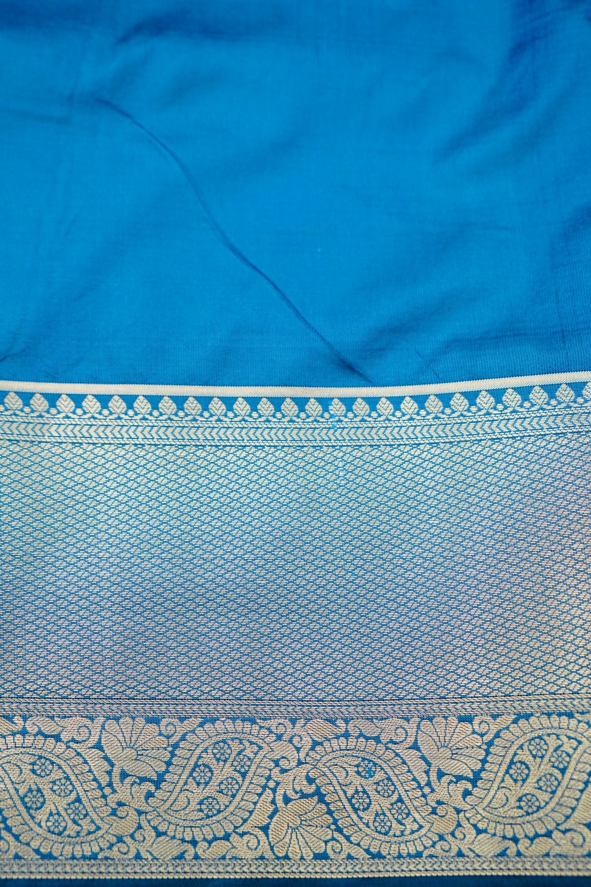 Suvarna - Royal Blue Dharmavaram Tissue Silk Saree