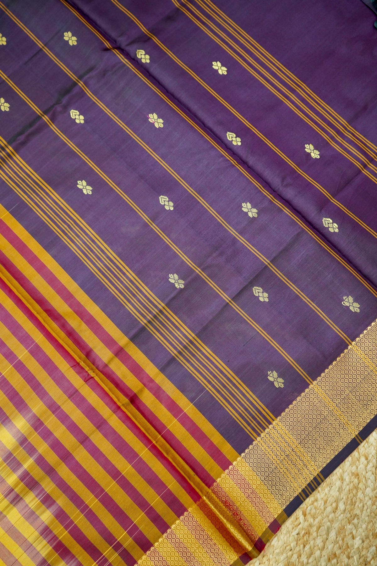 Suvarna - Lime Yellow Maheshwari Silk Saree