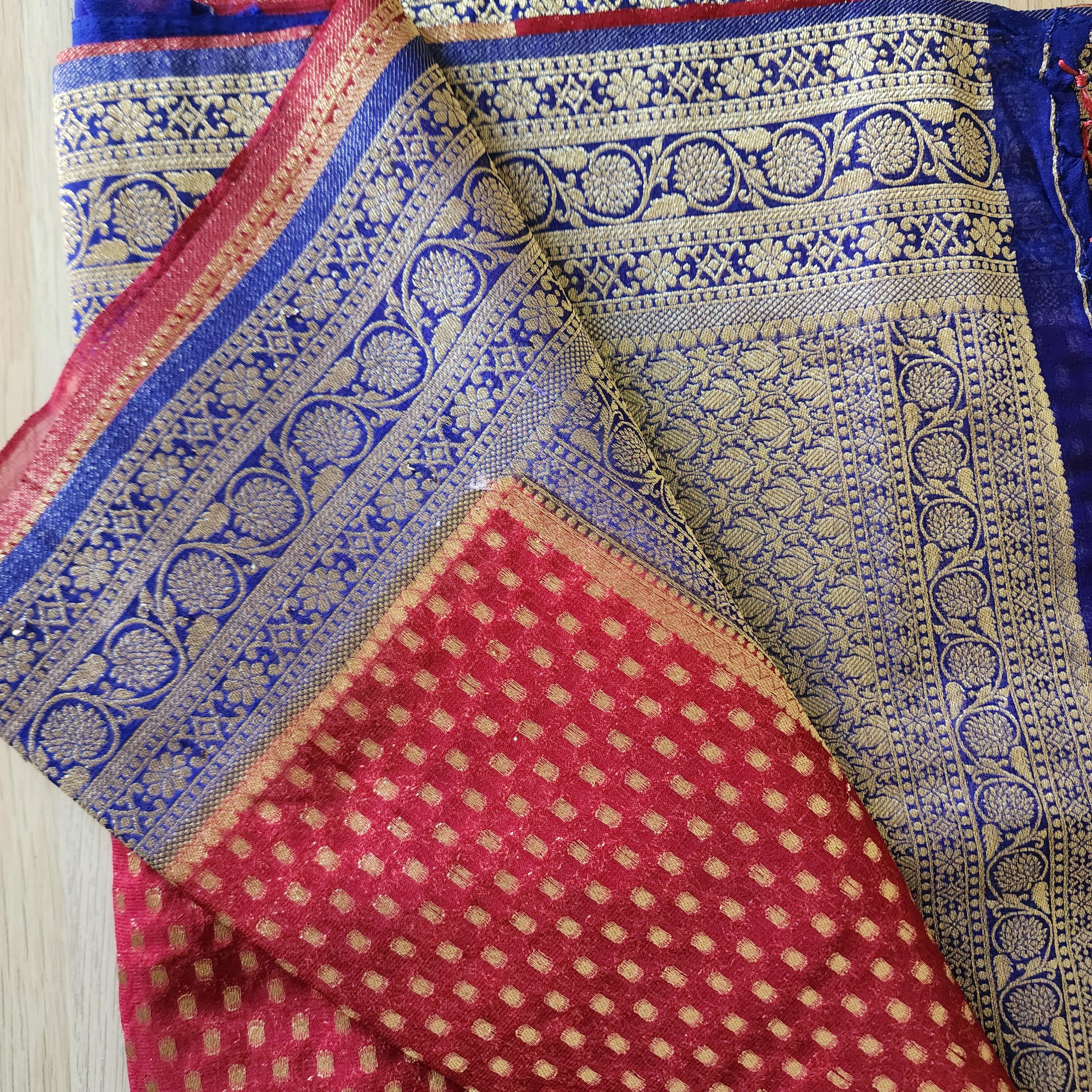 Elegant Maroon-Purple Khaddi Georgette Banarasi Saree Light, Elegant, and Flowy