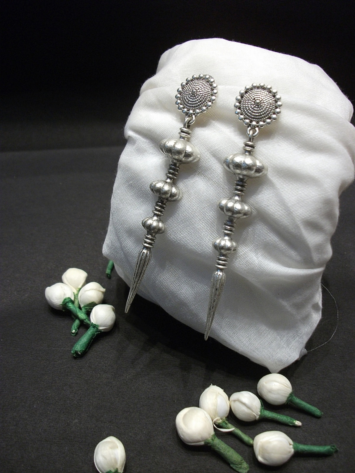 Antique Silver Dangler Earrings