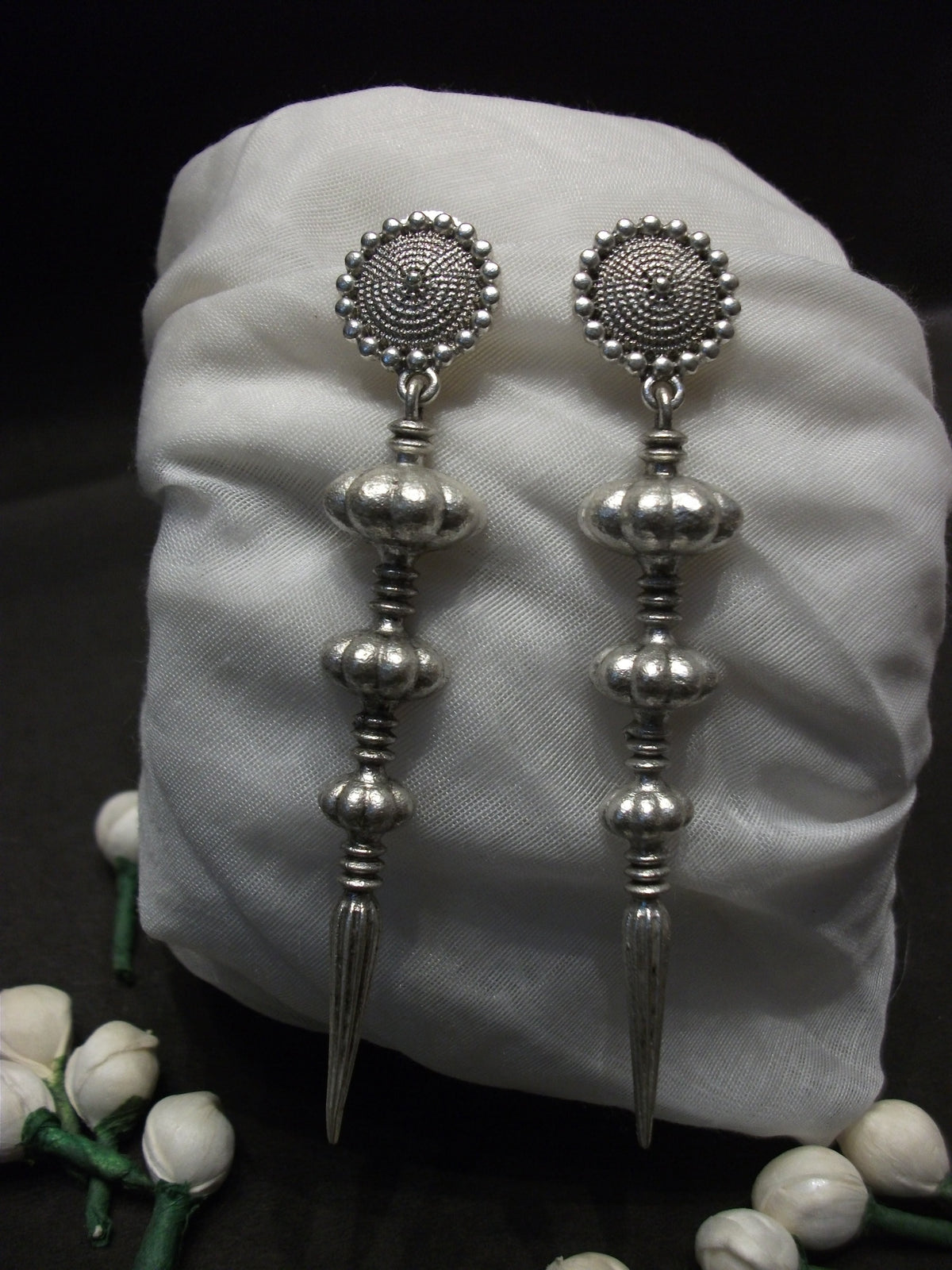 Antique Silver Dangler Earrings