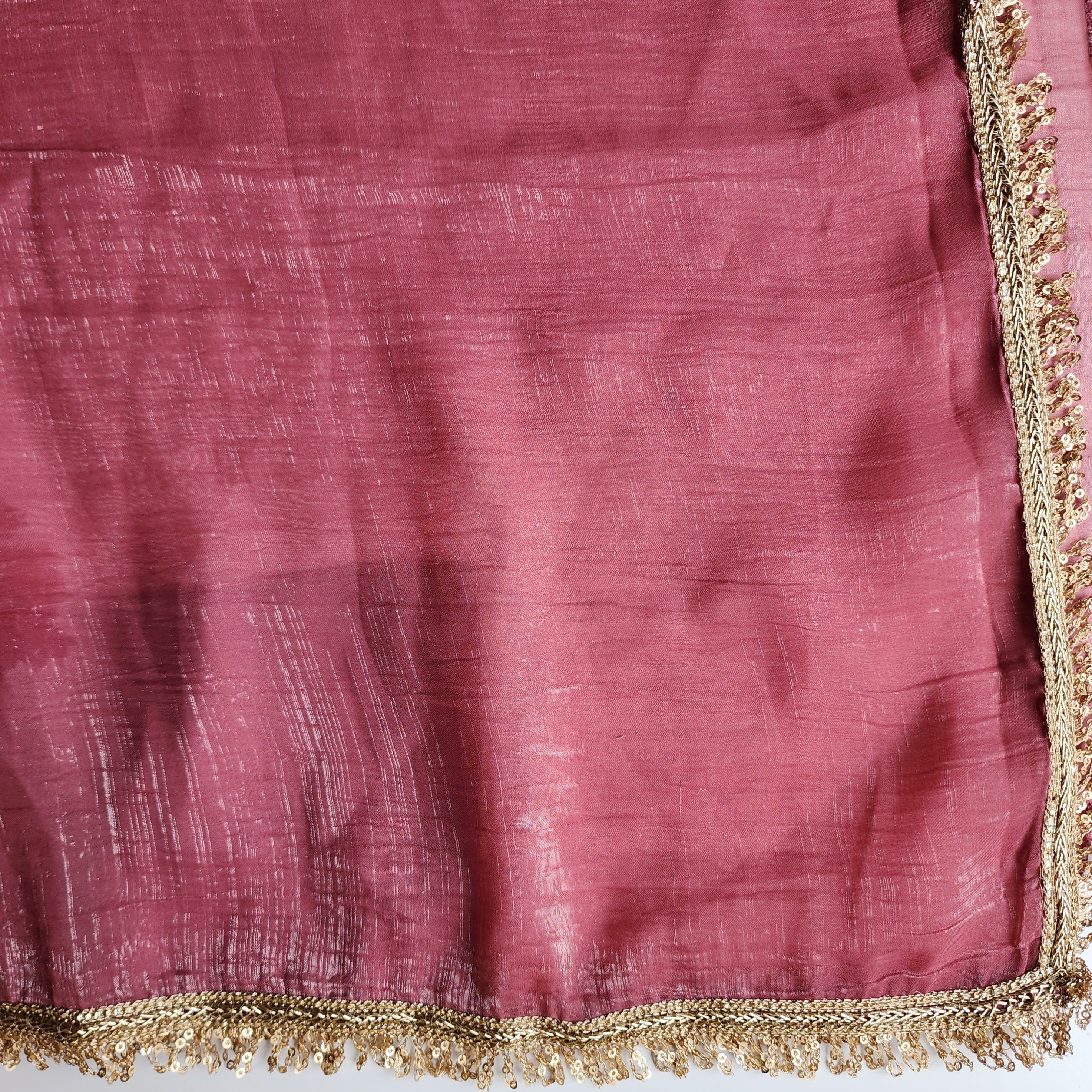 Blush Pink Designer Organza Saree