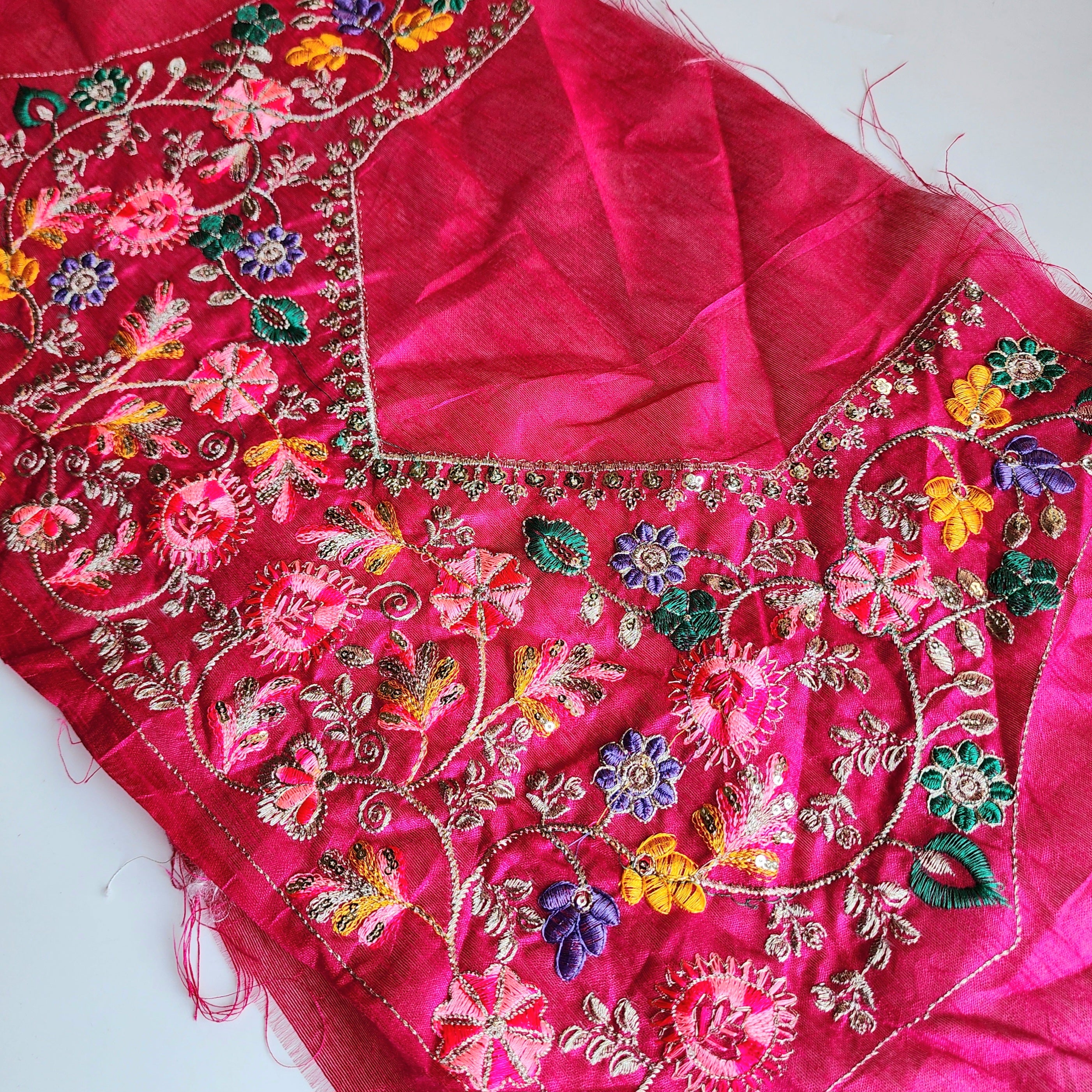 Embroidered Bandhani Designer Saree in Pink