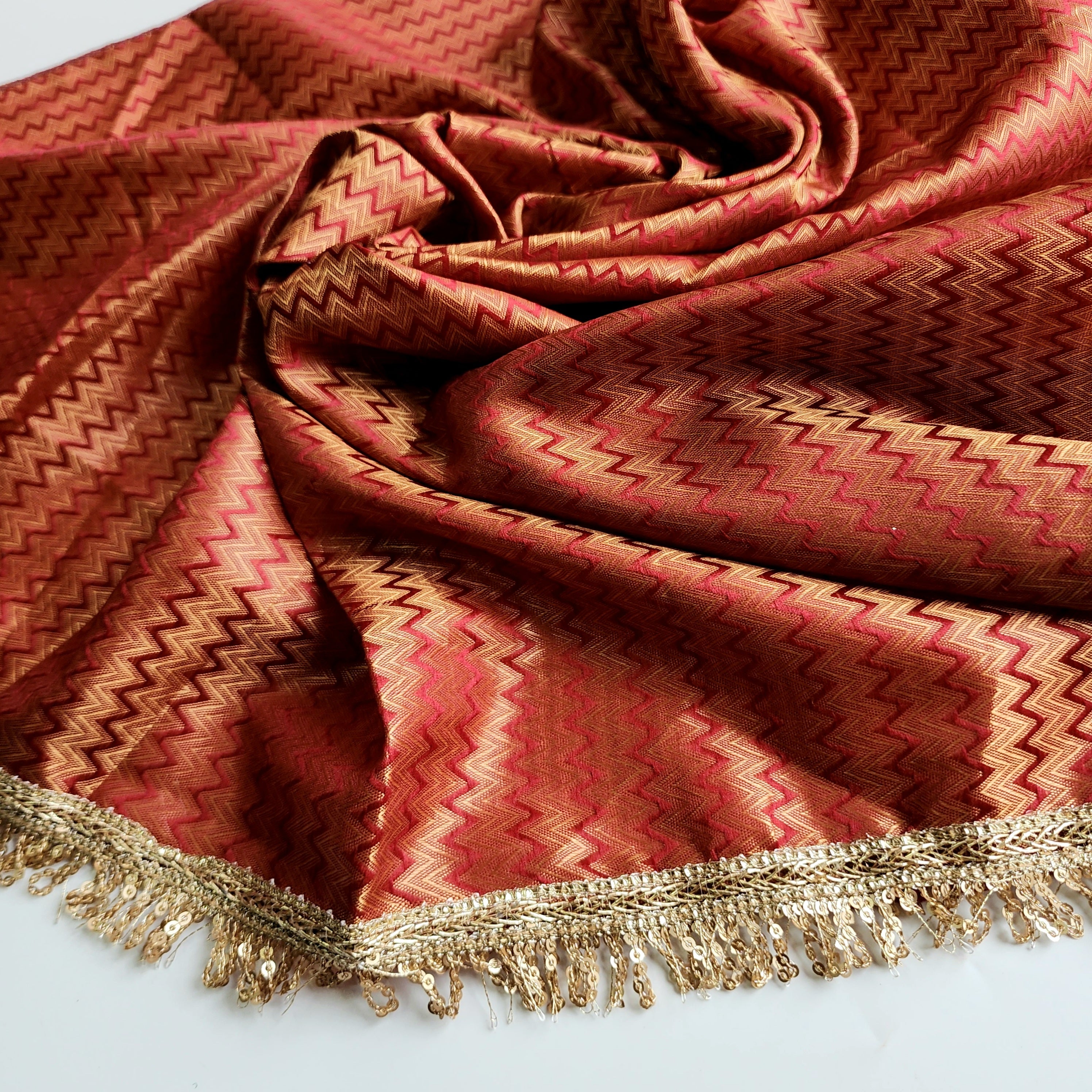 Blush Pink Designer Organza Saree