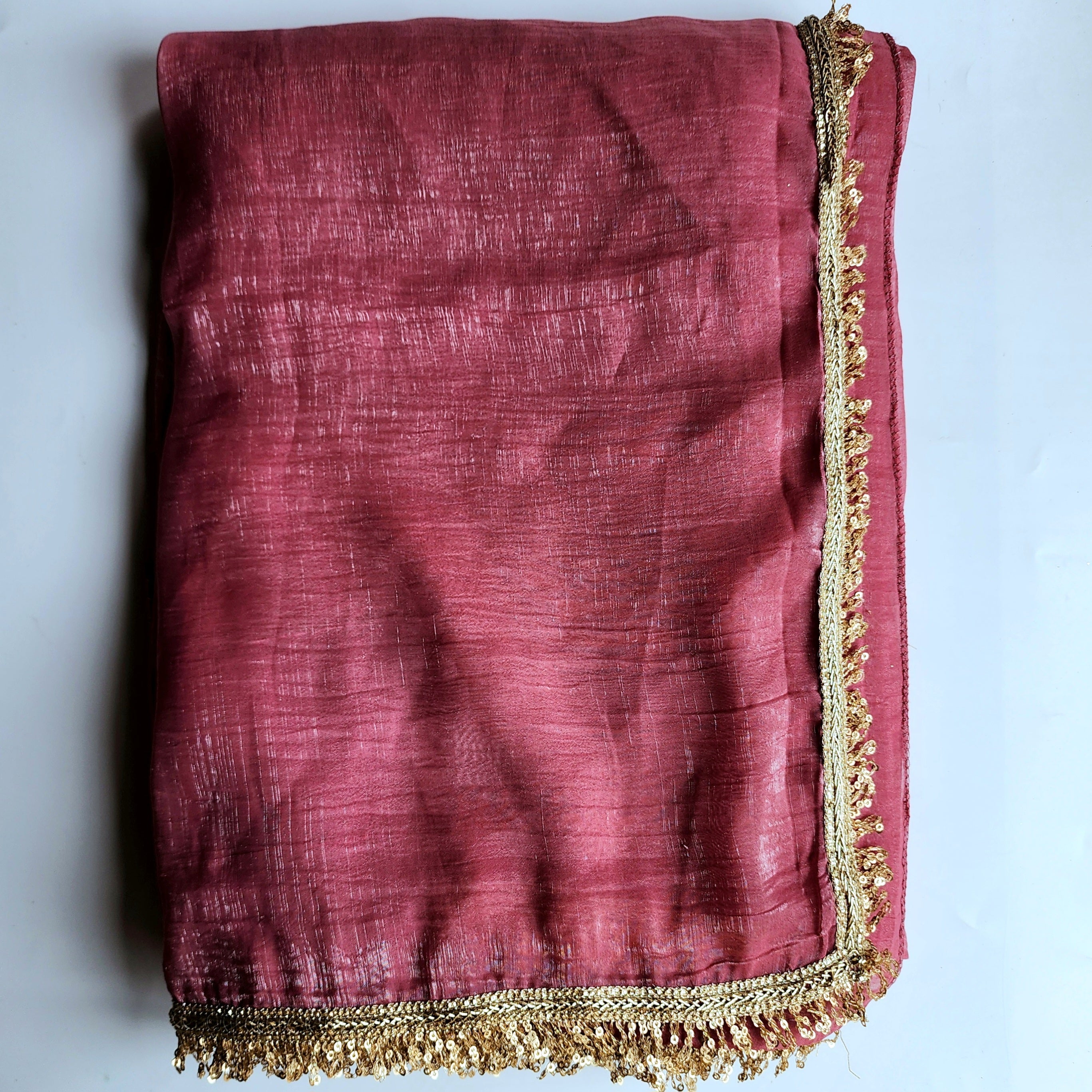 Blush Pink Designer Organza Saree