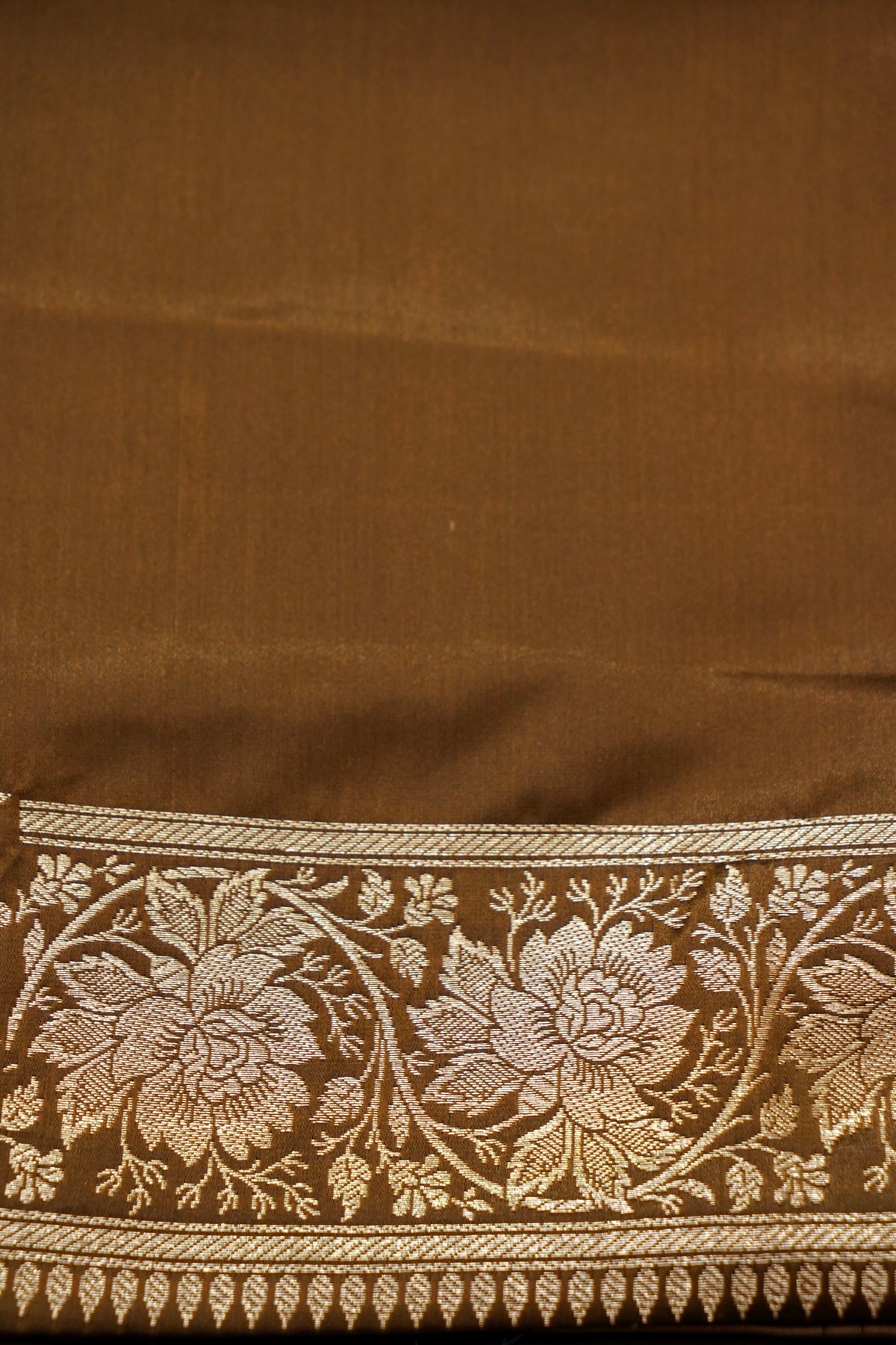 Kruti - Pure Katan Silk Saree in Mustard Gold