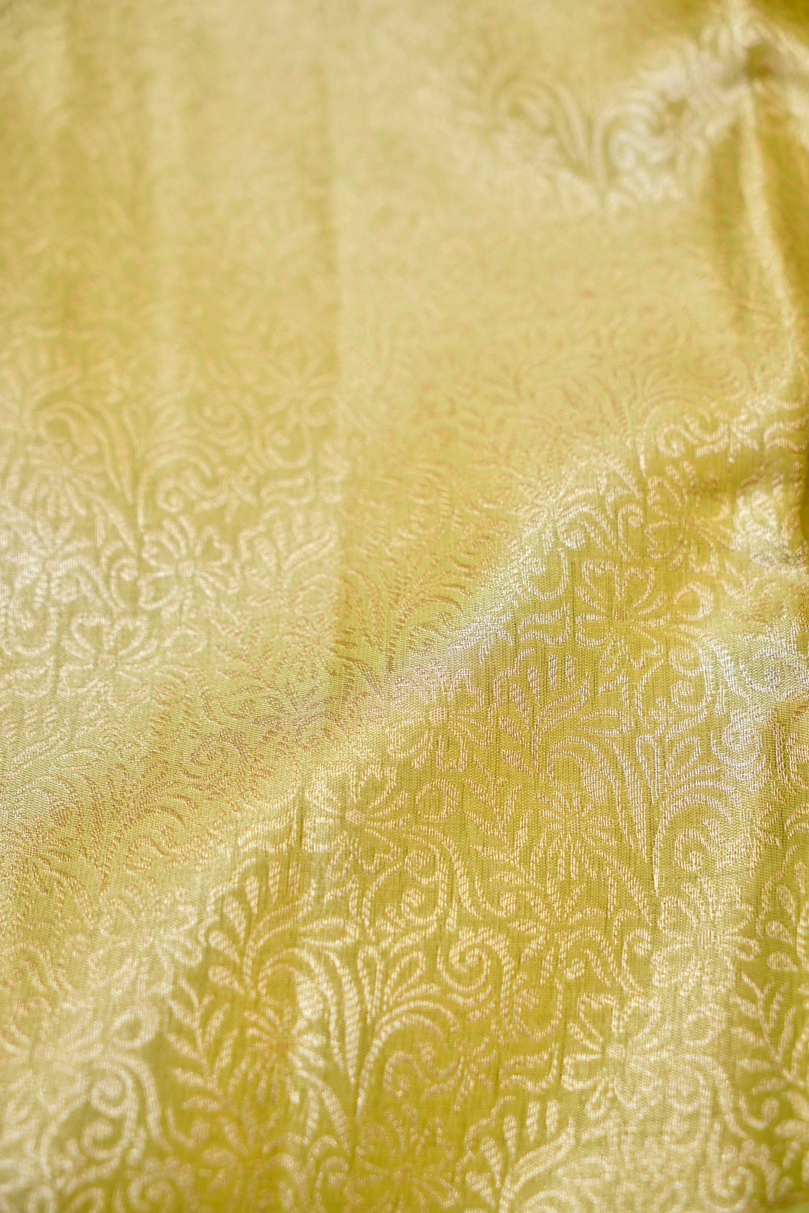 Maithili - Pastel Green Kanjivaram Tissue Silk Saree