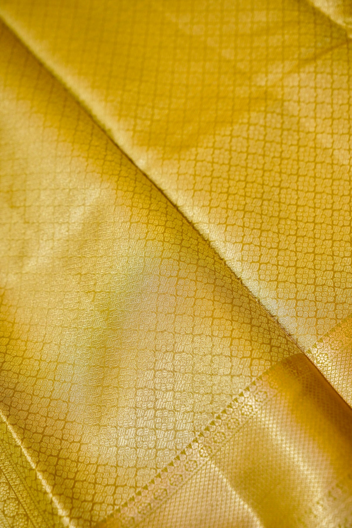 Maithili - Pistachio Green Kanjivaram Tissue Silk Saree