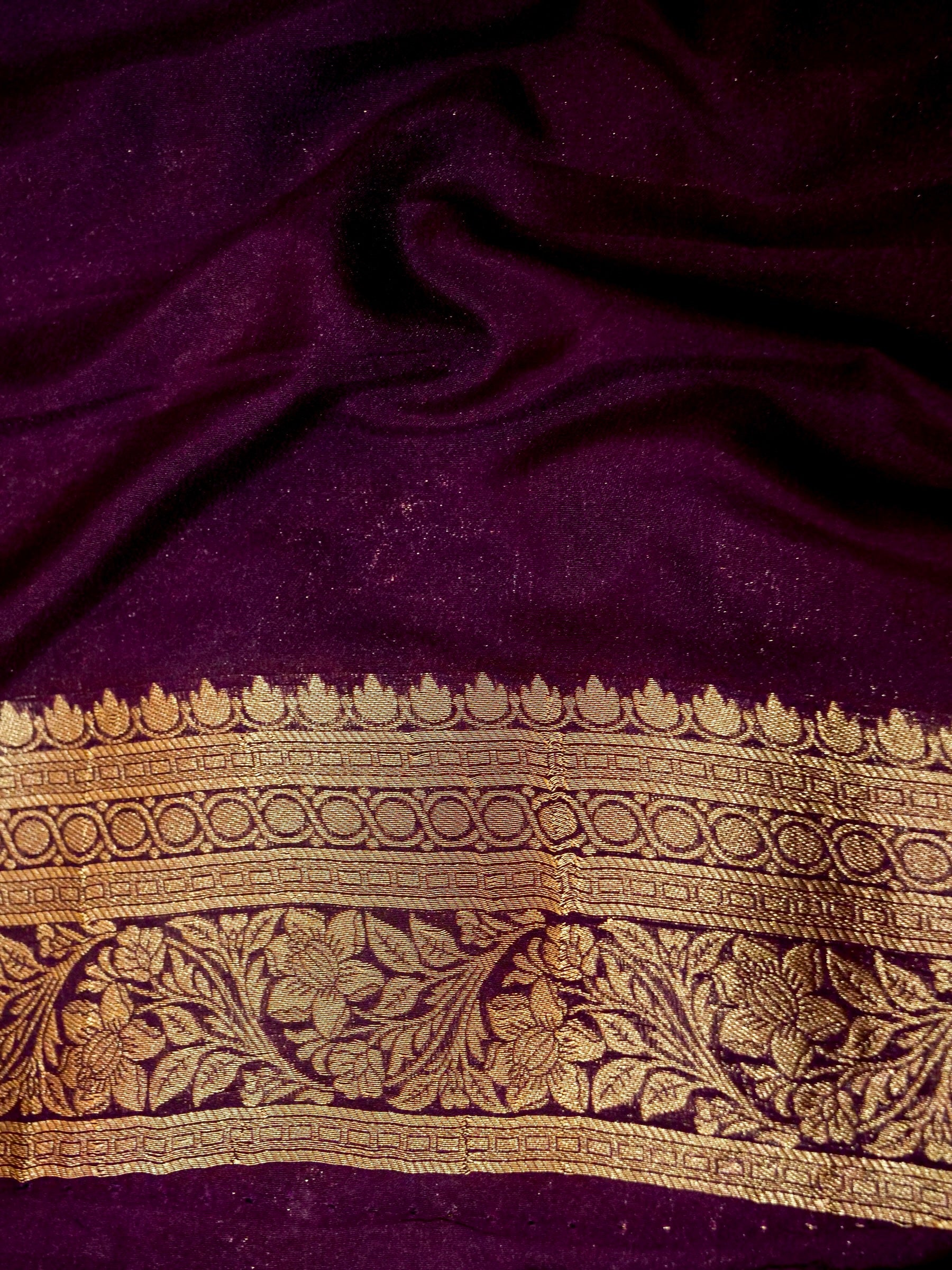 Peacock Teal Semi Tanchoi Saree with Floral Border