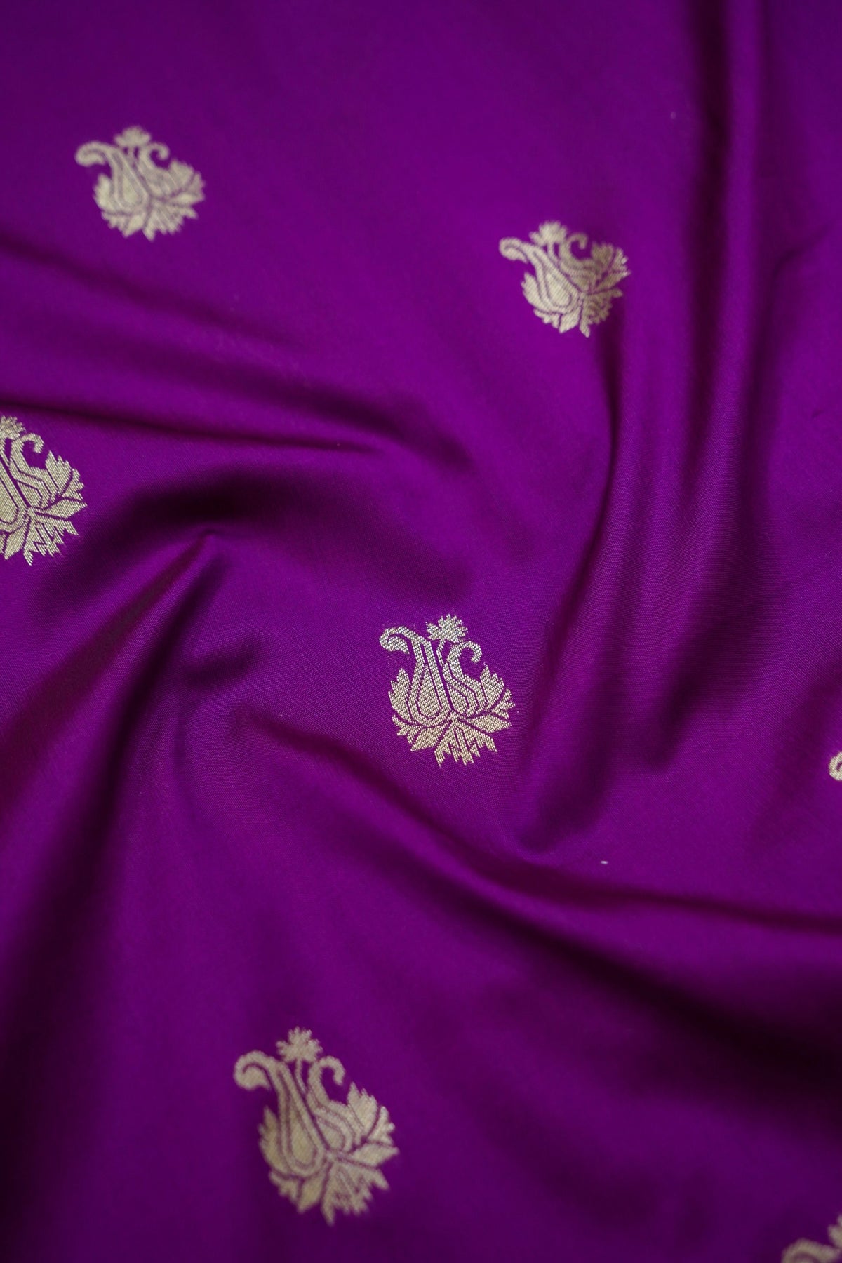Peshavi - Magenta Purple Paithani Silk Saree with Stitched Blouse