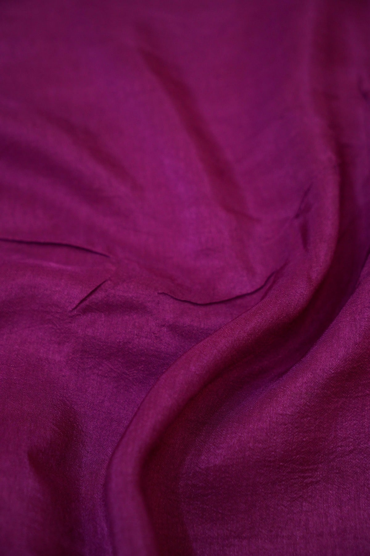Royal Purple Floral Zari Chiffon Saree with Stitched Blouse