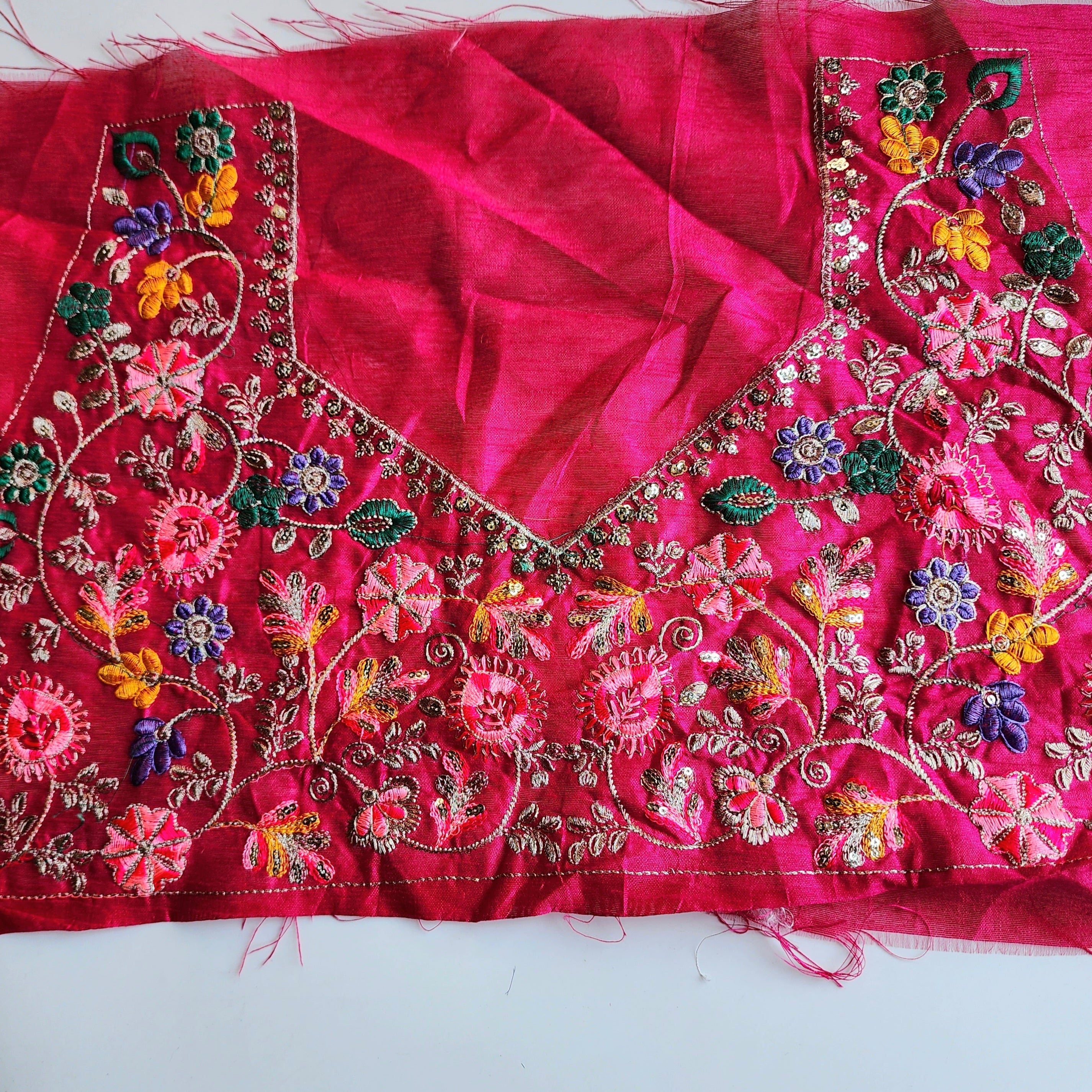 Embroidered Bandhani Designer Saree in Pink