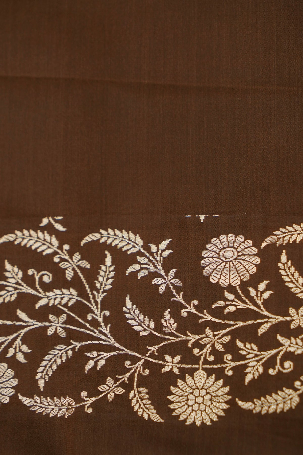 Shruti - Caramel Brown Pure Katan Silk Saree