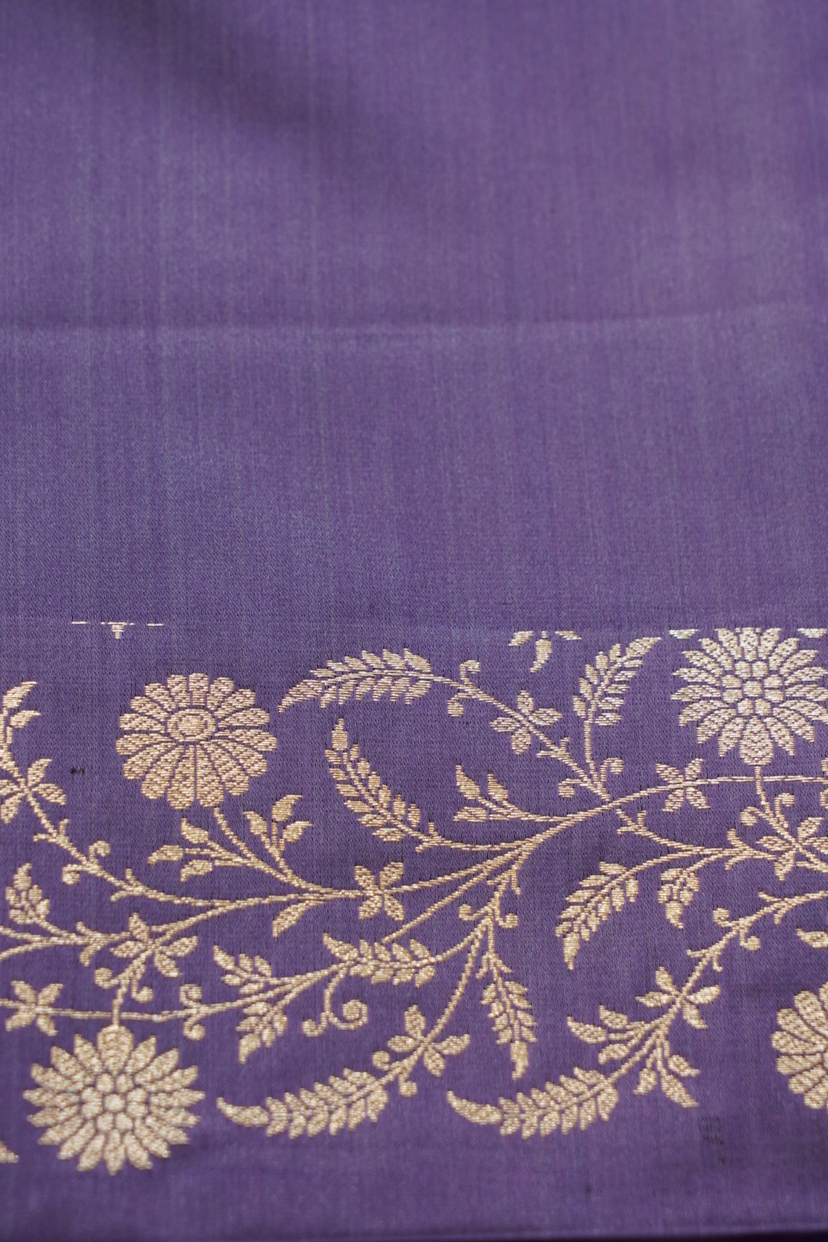 Shruti - Royal Purple Pure Katan Silk Saree
