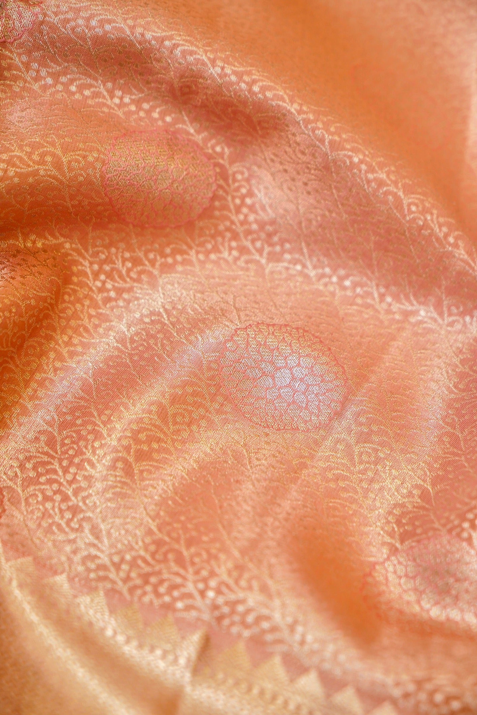 Maithili - Blush Pink Kanjivaram Tissue Silk Saree