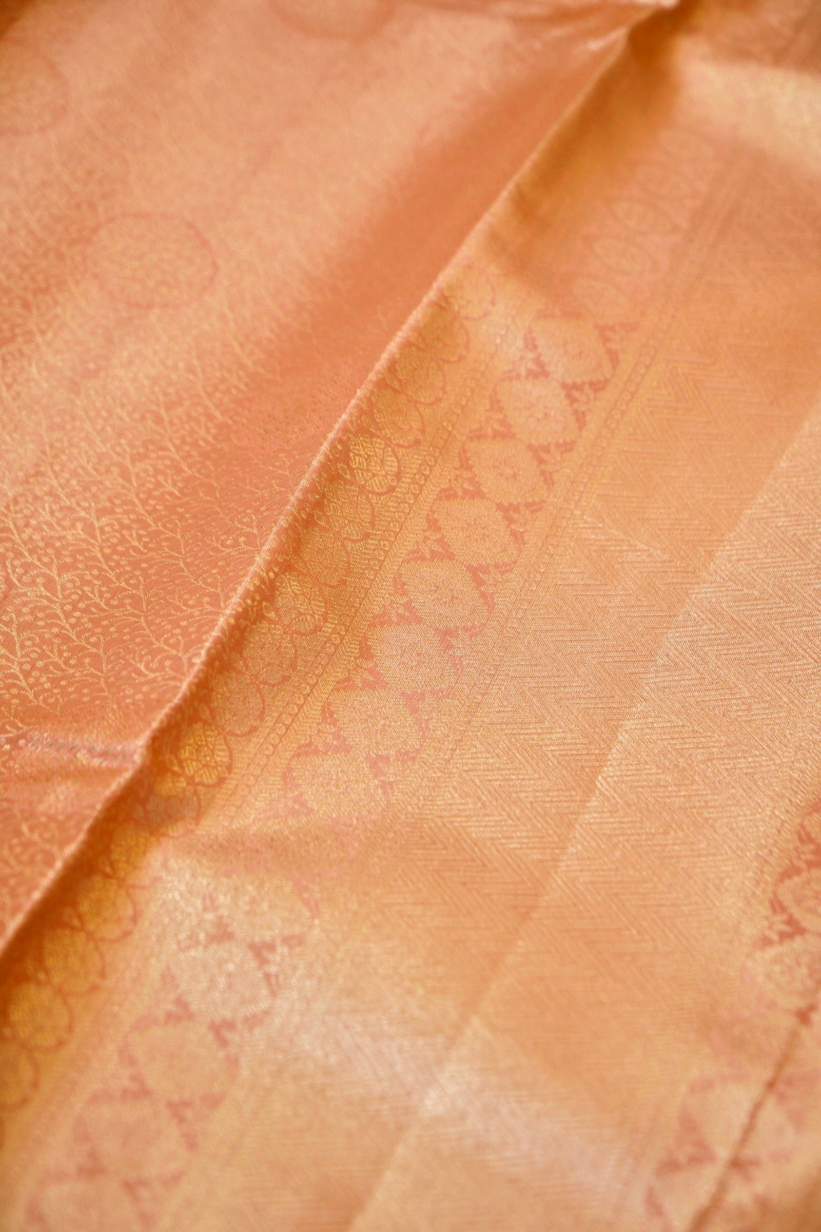 Maithili - Blush Pink Kanjivaram Tissue Silk Saree