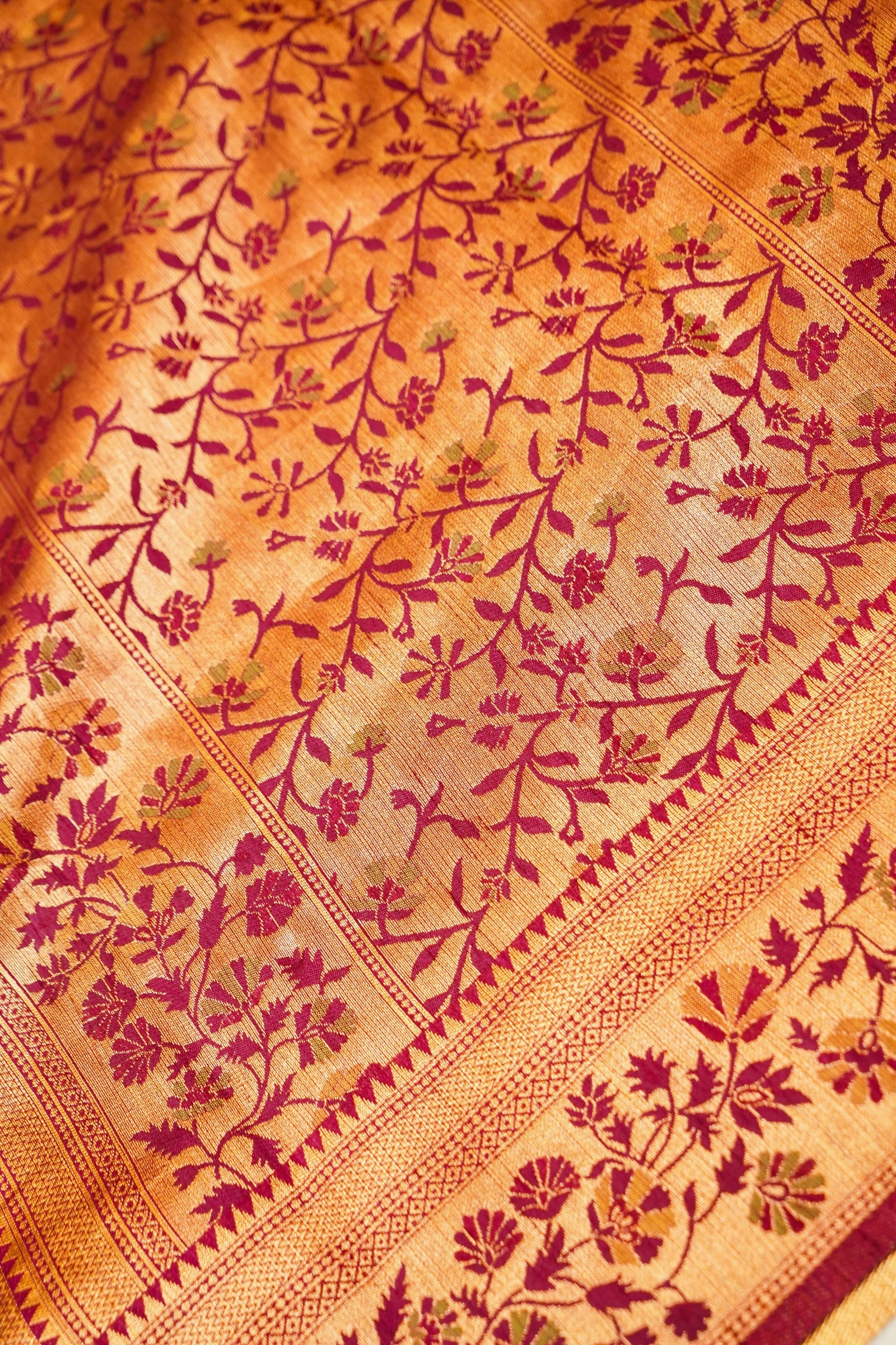 Emerald Green Paithani Style Ikkat Patola Silk Saree with Stitched Blouse