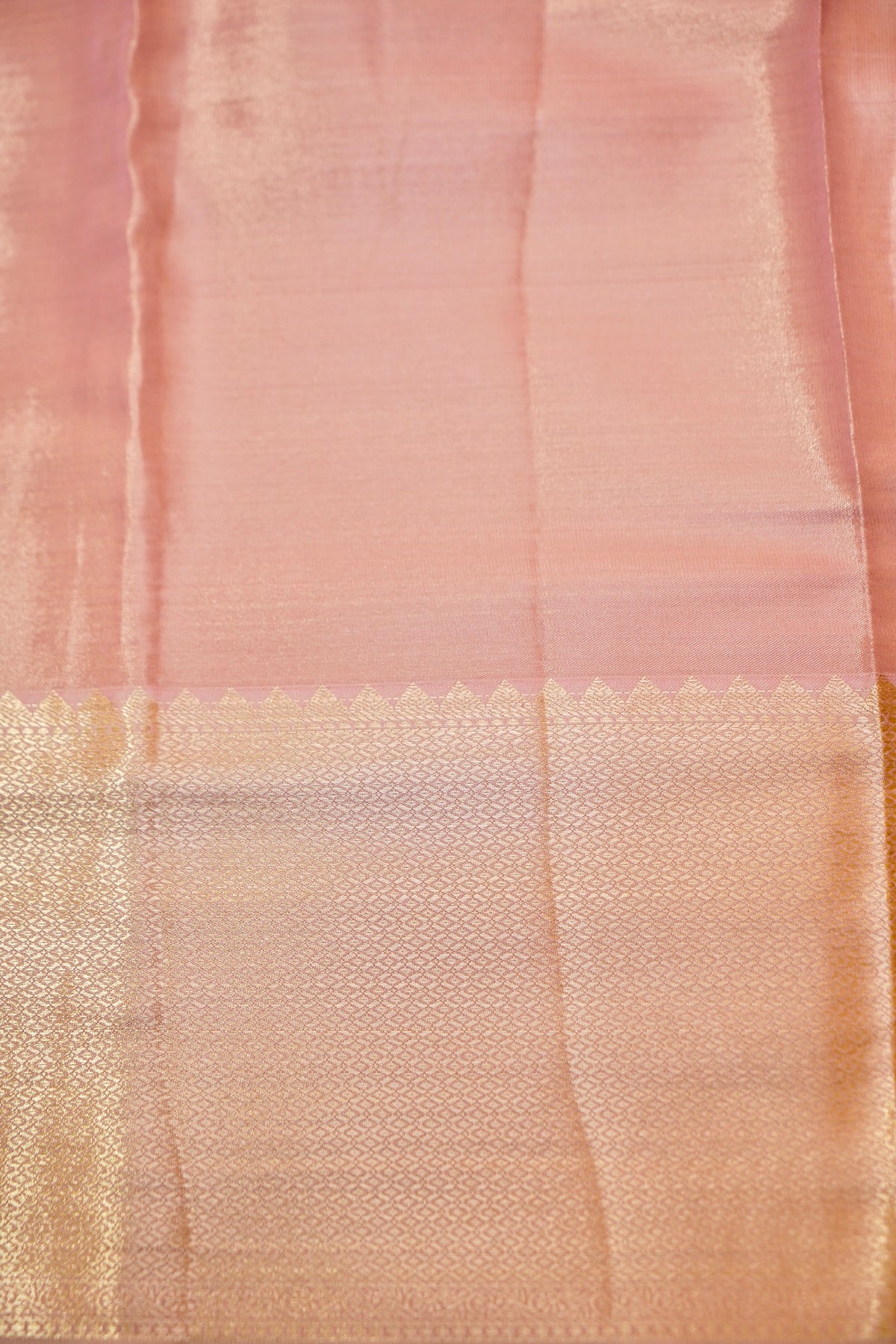 Maithili - Soft Pink Kanjivaram Tissue Silk Saree