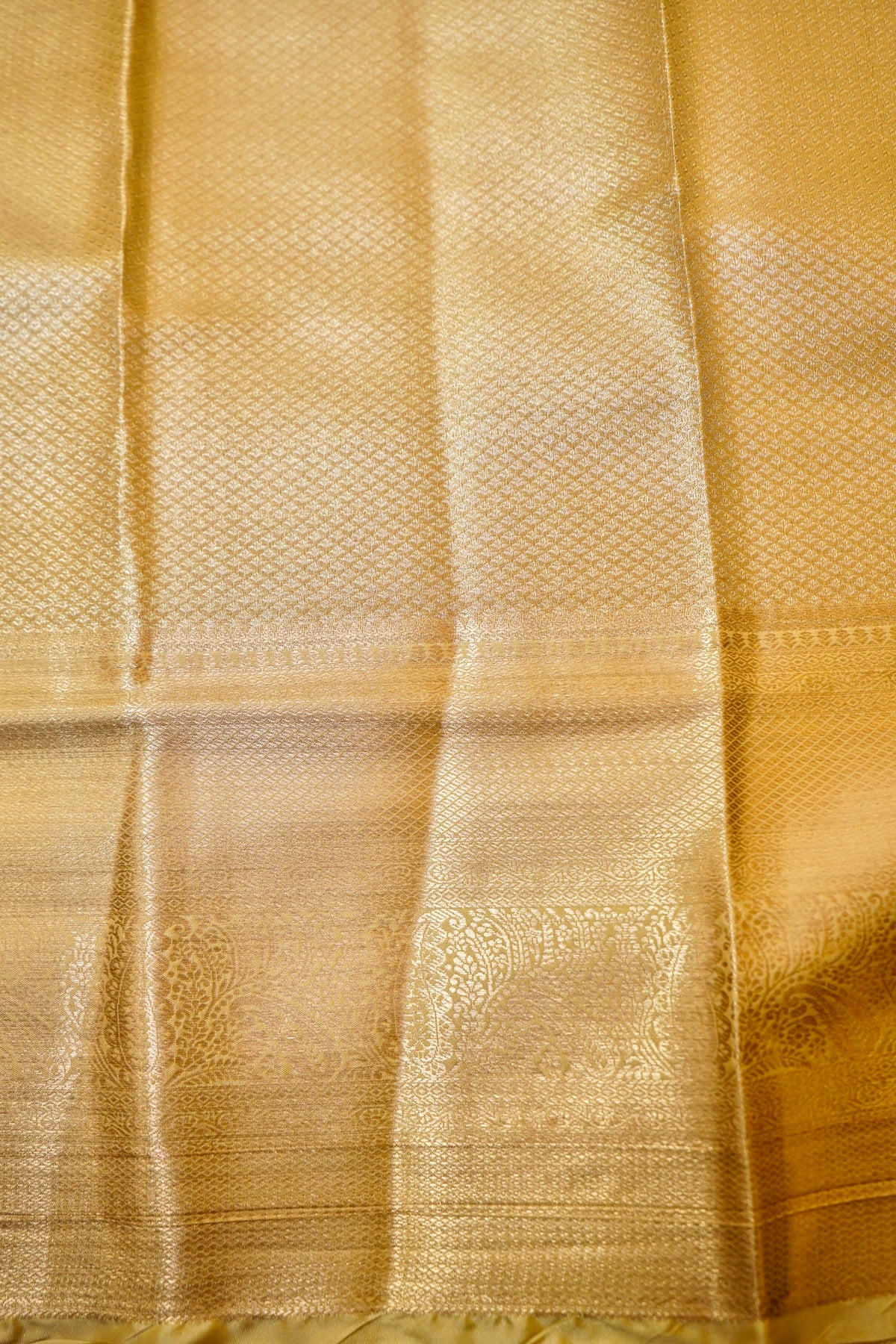 Maithili - Soft Gold Kanjivaram Tissue Silk Saree